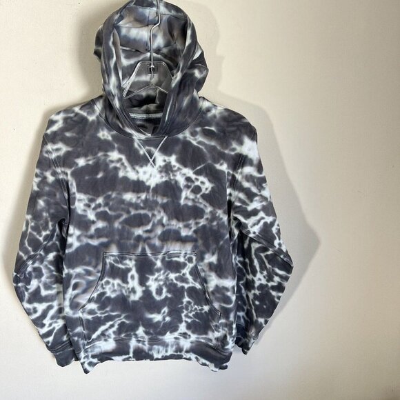 Lululemon All Yours Hoodie Marmoleado Tie Dye Graphite Gray Pockets Fleece 4 - Picture 5 of 10
